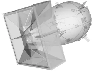 Atom Bomb 3D Model preview