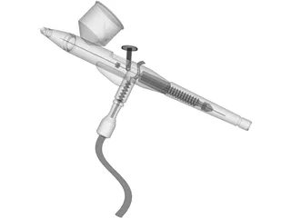 Airbrush 3D Model preview