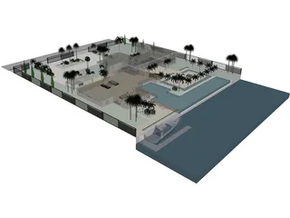 Modern House 3D Model preview