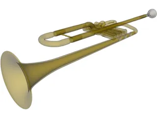 Trumpet 3D Model preview