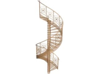 Stairs 3D Model preview