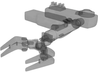 Robot Arm 3D Model preview