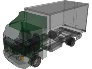 Mitsubishi Fuso 3D Model preview