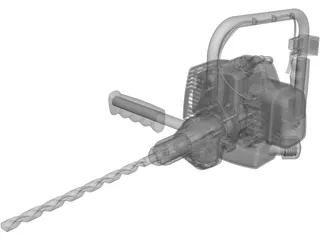 Hand Drill 3D Model preview