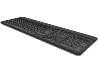 Dell Keyboard 3D Model preview