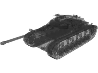 Panzer 3D Model preview