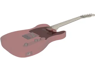 Fender Telecaster 3D Model preview