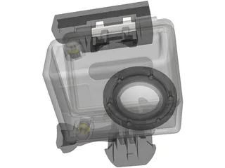 Gopro Hero2 3D Model preview