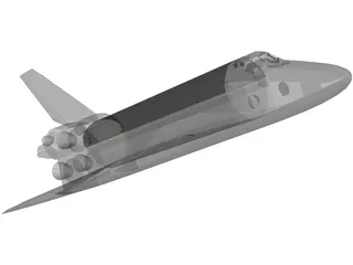 Discovery Space Shuttle 3D Model preview