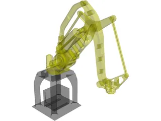 Fanuc Robotics M-410iB 3D Model preview