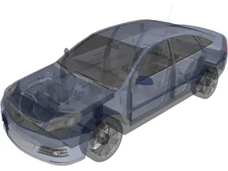 Opel Vectra (2005) 3D Model preview
