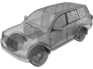 Toyota Land Cruiser (2010) 3D Model preview