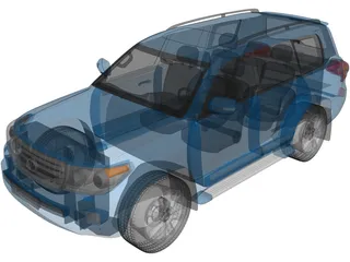 Toyota Land Cruiser (2013) 3D Model preview