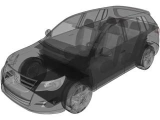 Volkswagen Tiguan (2011) 3D Model preview