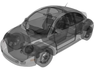 Volkswagen Beetle 3D Model preview
