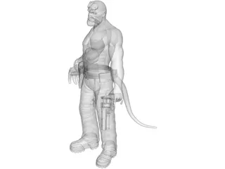 Hellboy 3D Model preview