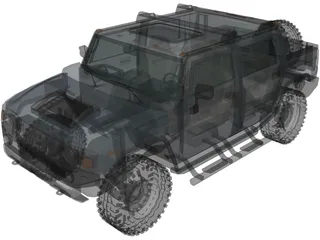 Hummer H2 3D Model preview