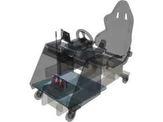 Racing Cockpit G27 3D Model preview