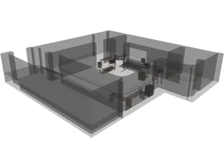Recording Studio 3D Model preview
