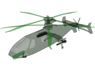Sikorsky S-97 3D Model preview