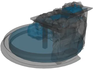 Fountain 3D Model preview