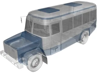 KAvZ 3976 3D Model preview