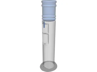 Water Dispenser 3D Model preview
