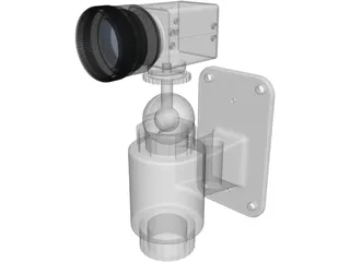 Security Camera 3D Model preview