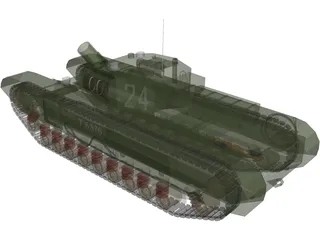 Churchill AVRE 3D Model preview