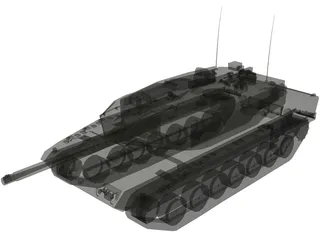 Leopard 2 A7 3D Model preview