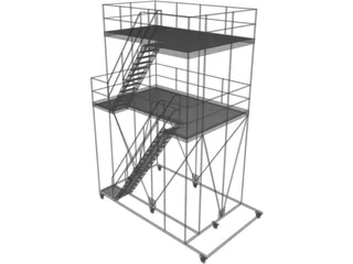 Scaffold 3D Model preview