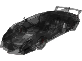 Lamborghini Veneno (2013) 3D Model preview