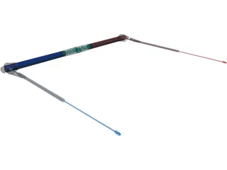 Naish Kitesurf Kite Bar 2002 3D Model preview