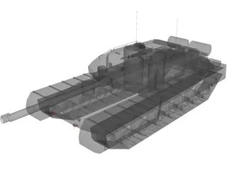Arjun Tank 3D Model preview