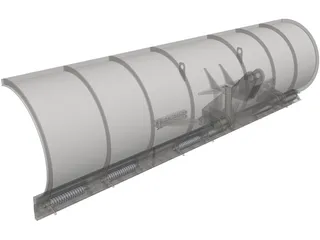 Snow Plow 3D Model preview