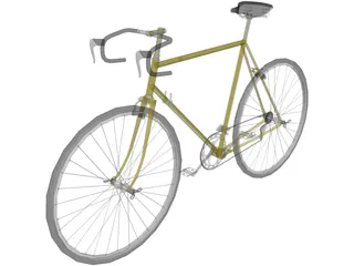 Road Bike 3D Model preview