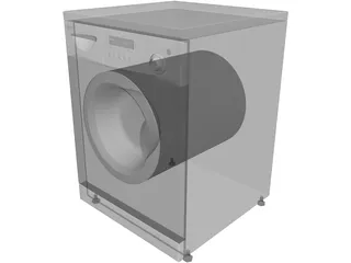 Washing Machine 3D Model preview