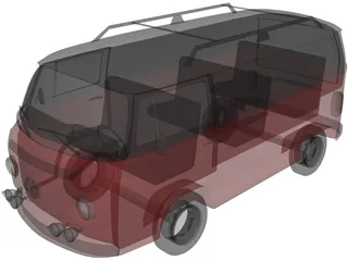 Volkswagen Type 2 3D Model preview