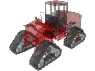 Tractor 3D Model preview