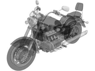 Honda Valkyrie F6C 3D Model preview