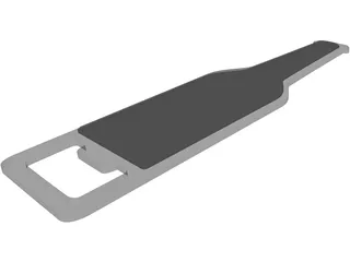 Beer Opener 3D Model preview