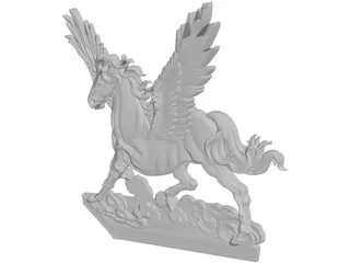 Pegasus 3D Model preview