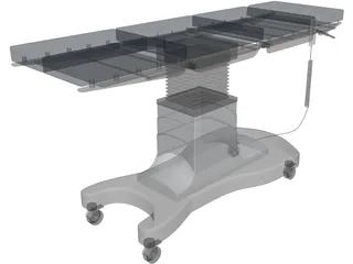 Surgical Table 3D Model preview