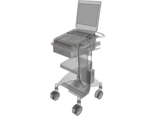CX50 Ultrasound 3D Model preview