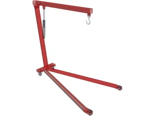 Workshop Crane 3D Model preview