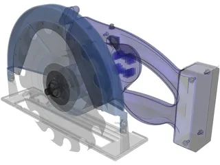 Skillsaw 3D Model preview