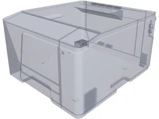 Printer HP LaserJet Colour Pro 200 M251N 3D Model preview
