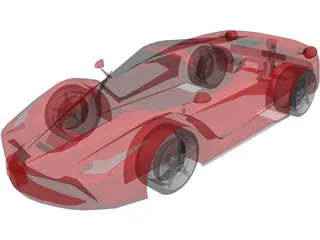 Ferrari LaFerrari (F70) (2014) 3D Model preview