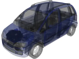 Fiat Idea (2005) 3D Model preview