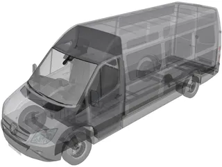 Mercedes-Benz Sprinter 313 CDI 3D Model preview
